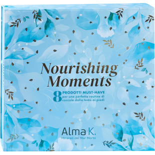 Набор для волос, тела и лица Nourishing Moments Alma K, (100мл/100мл/100г/100мл/50мл/75мл/30мл/15мл)