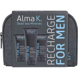Набор дорожный Recharge for Men Alma K, (75 мл/40 мл/40 мл)