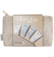 Набор дорожный для женщин Glow & Go Alma K, (30 мл/30 мл/15 мл/30 мл)