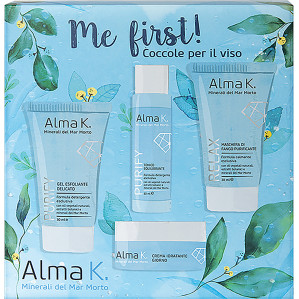 Набор для ухода за лицом Me First! Alma K, (30 мл/30 мл/15 мл/30 мл)