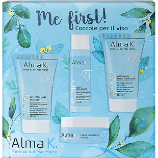 Набор для ухода за лицом Me First! Alma K, (30 мл/30 мл/15 мл/30 мл)