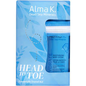 Набор дорожный по уходу за телом и волосами Head to Toe Essentials  Alma K (100мл/100мл/100мл/100мл)